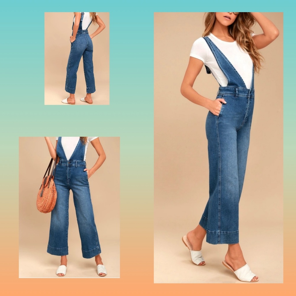 EUC Free People A-Line Overalls